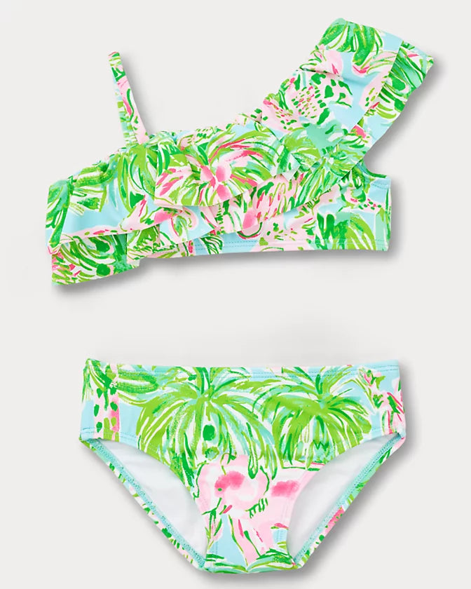 NORABELLE RUFFLE BIKINI - MULTI - ON PARADE