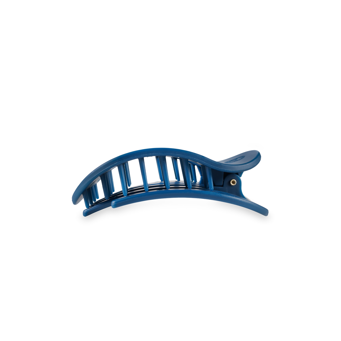 TELETIES - Round Flat Hair Clip | Small | Midnight Rain
