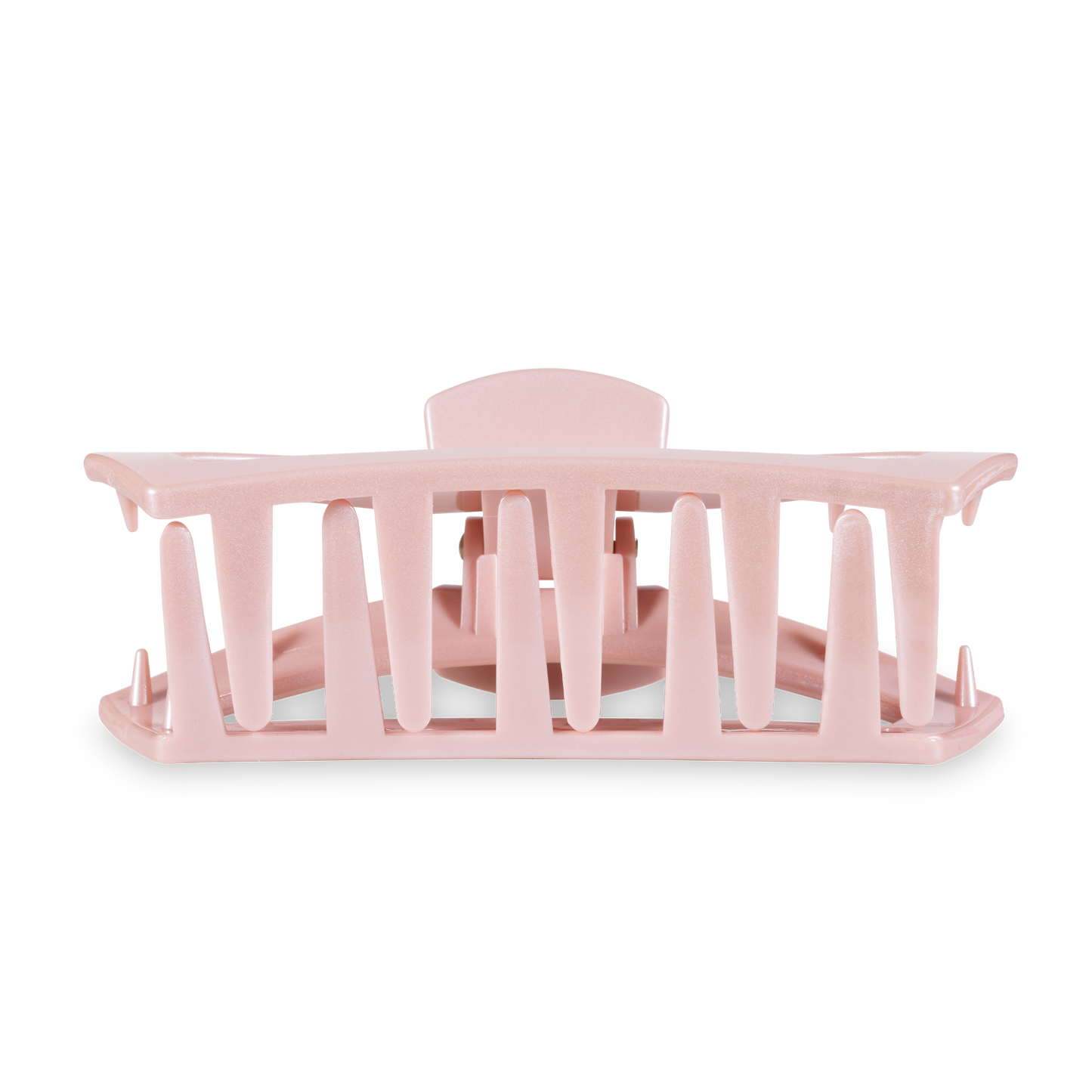 TELETIES - Open Hair Clip | Large | Pearly Pink