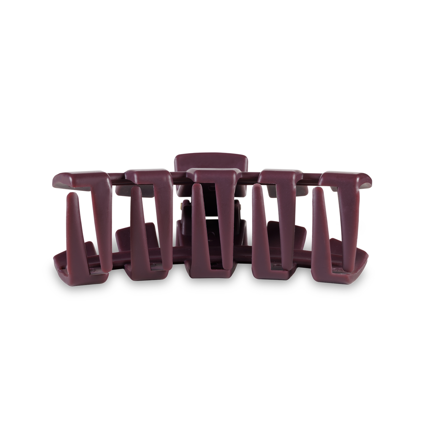 TELETIES - Classic Hair Clip | Medium | Burgundy Bliss