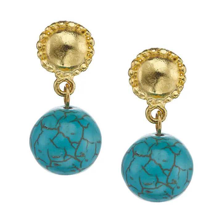 Turquoise Drop Earrings