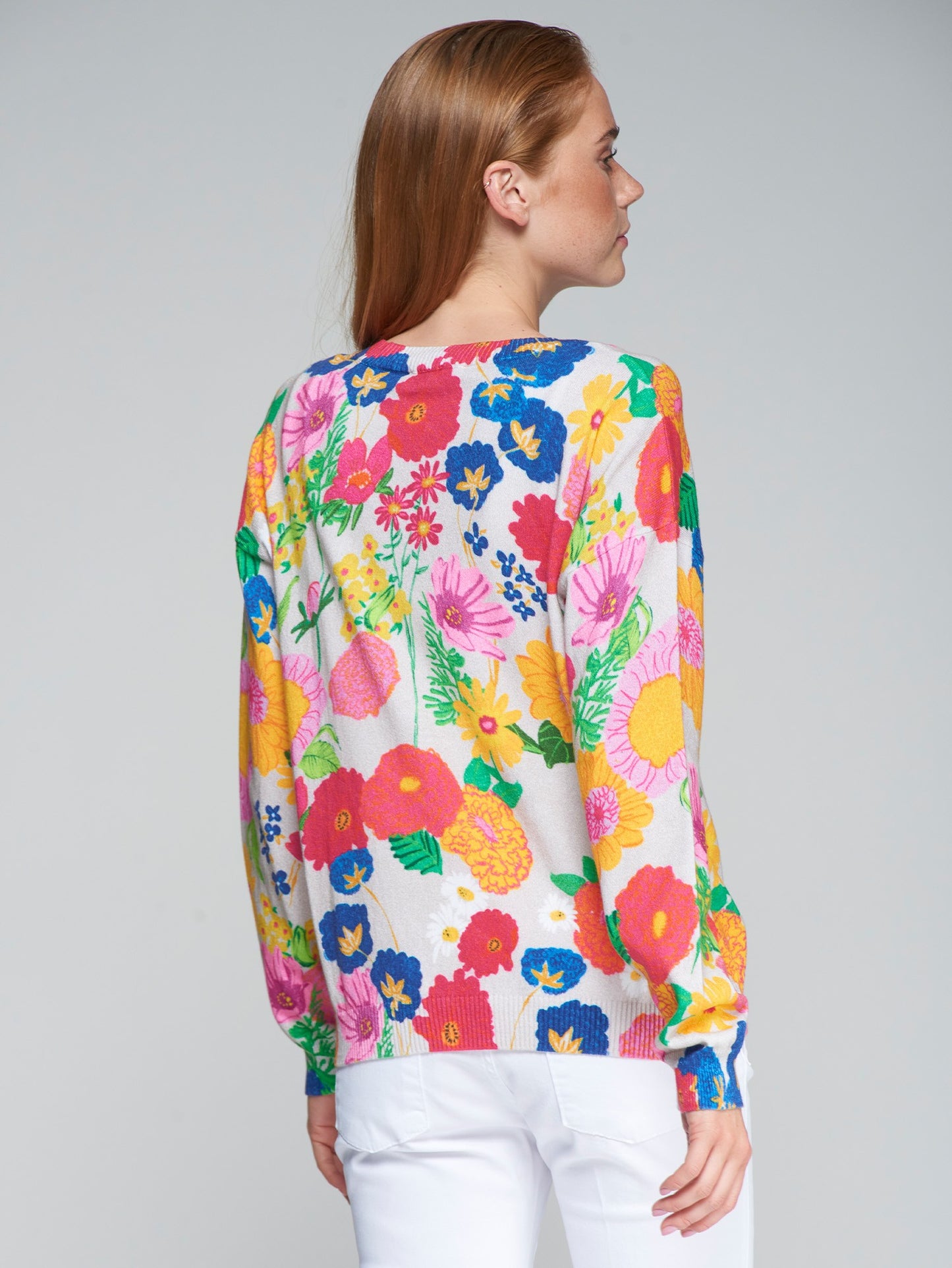 ESTAMPADO SWEATER - MANGA FLORES