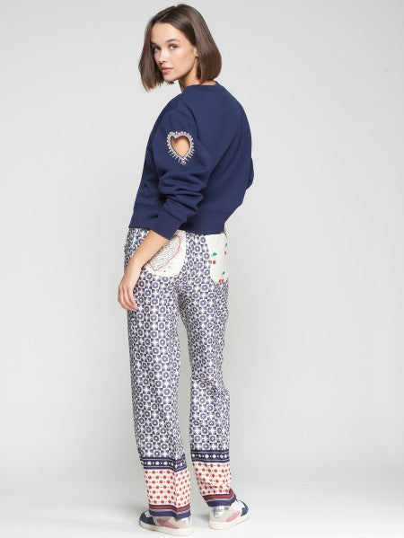 LOVE LETTERS PRINT TROUSERS