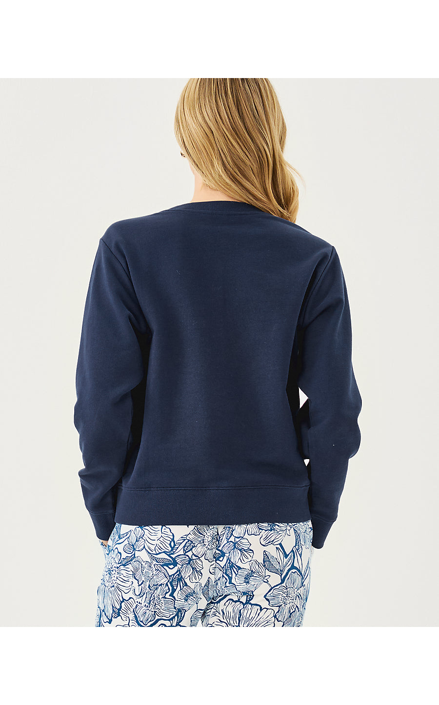 BALLAD SWEATSHIRT - LOW TIDE NAVY - GO BIG EMBROIDERY