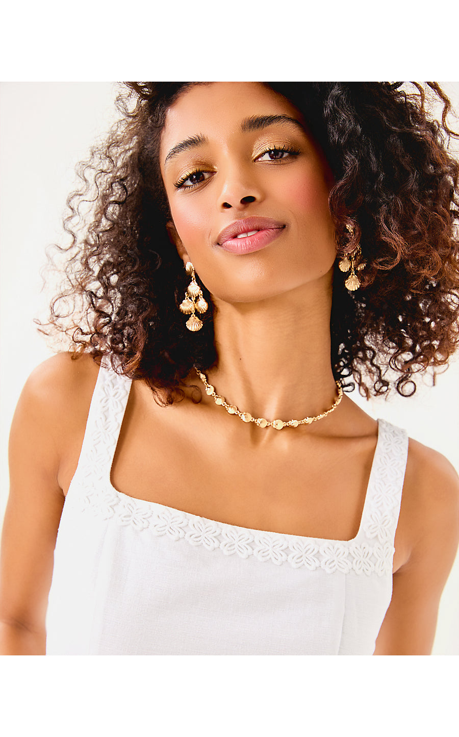 ISLEEN SKIRTED ROMPER - RESORT WHITE