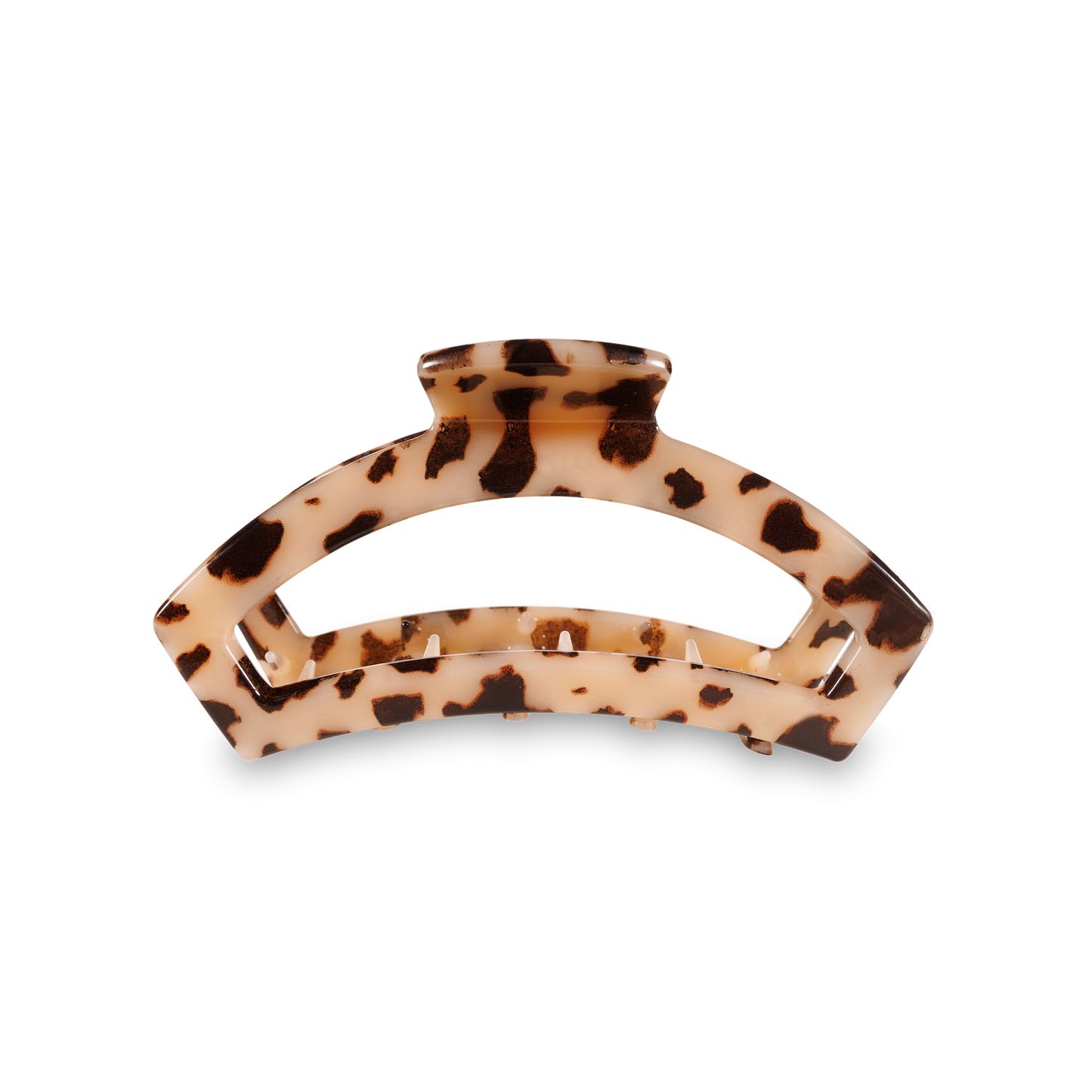 TELETIES - Open Hair Clip | Medium | Blonde Tortoise