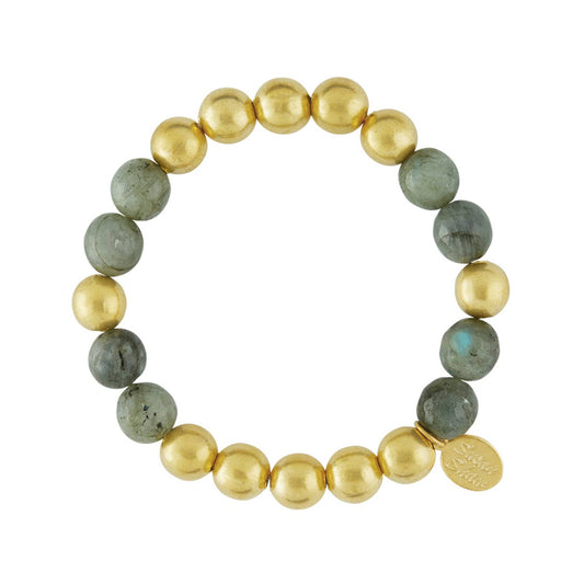 Margaret Mini Stone Bracelet -  Labradorite