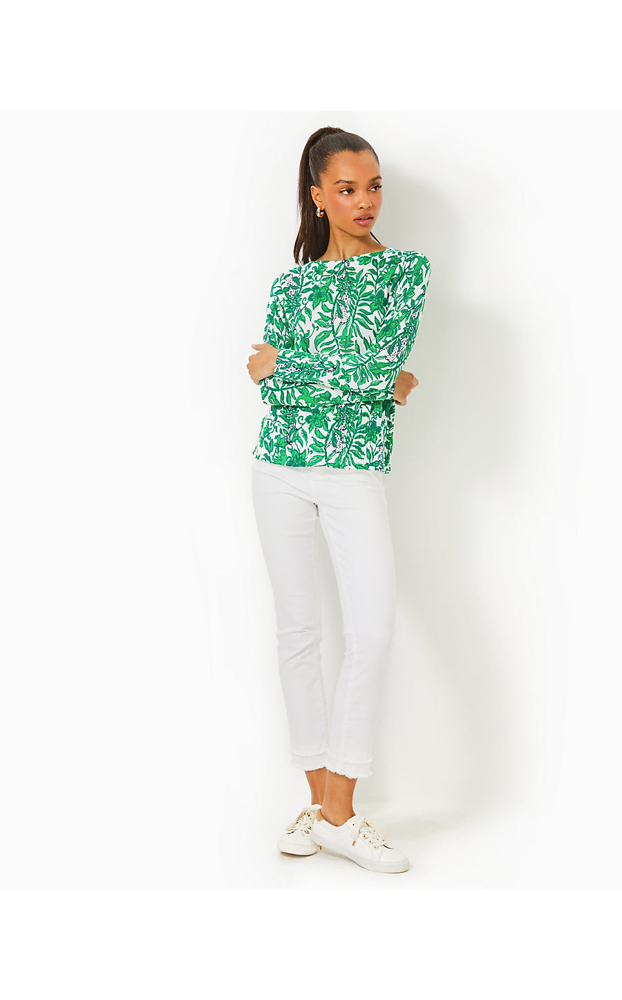 SALIMA SWEATER - FIDDLE LEAF GREEN - LIL ESCAPE PLAN