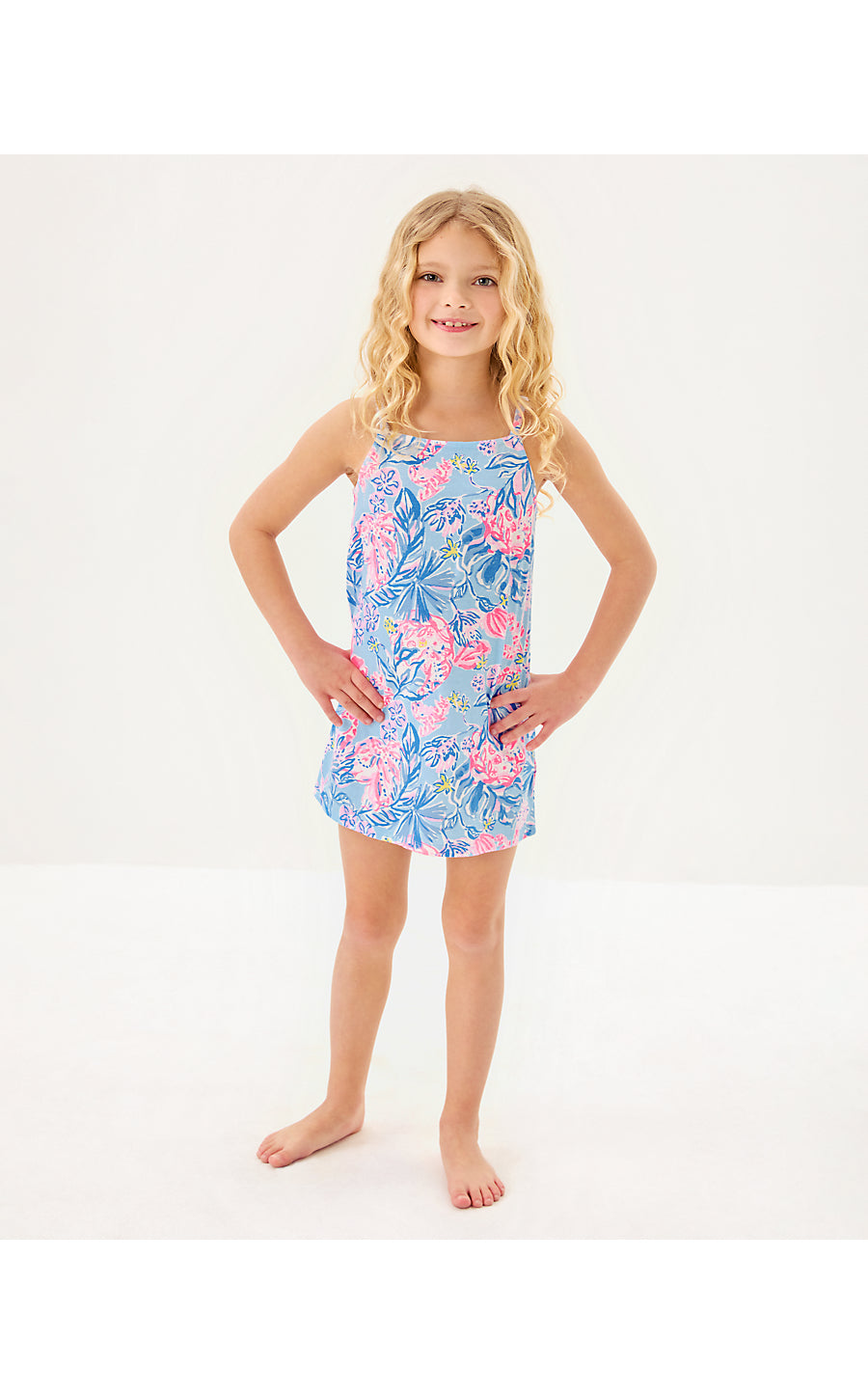 MINI KYLEIGH DRESS - MULTI - ELEPHANT SPLASH