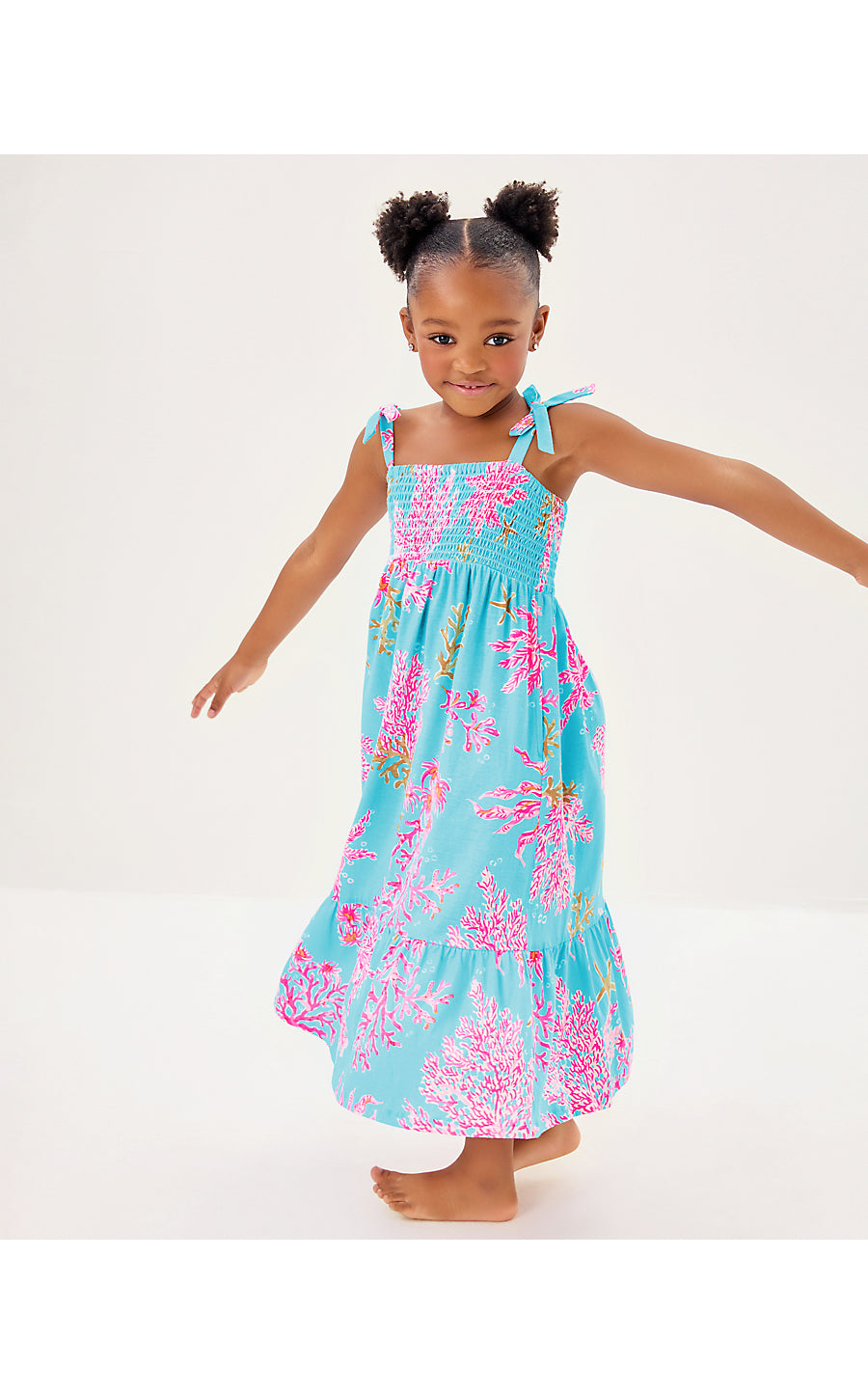 MINI KAILUA MAXI DRESS - MULTI - ROYAL CORAL