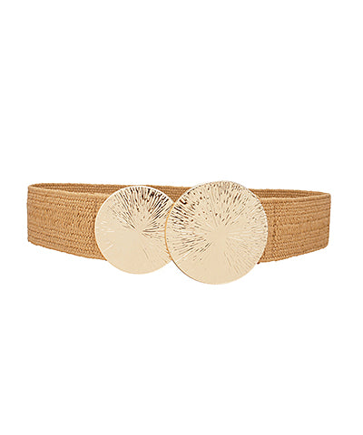 Textured Double Disk Elastic Belt - Conac