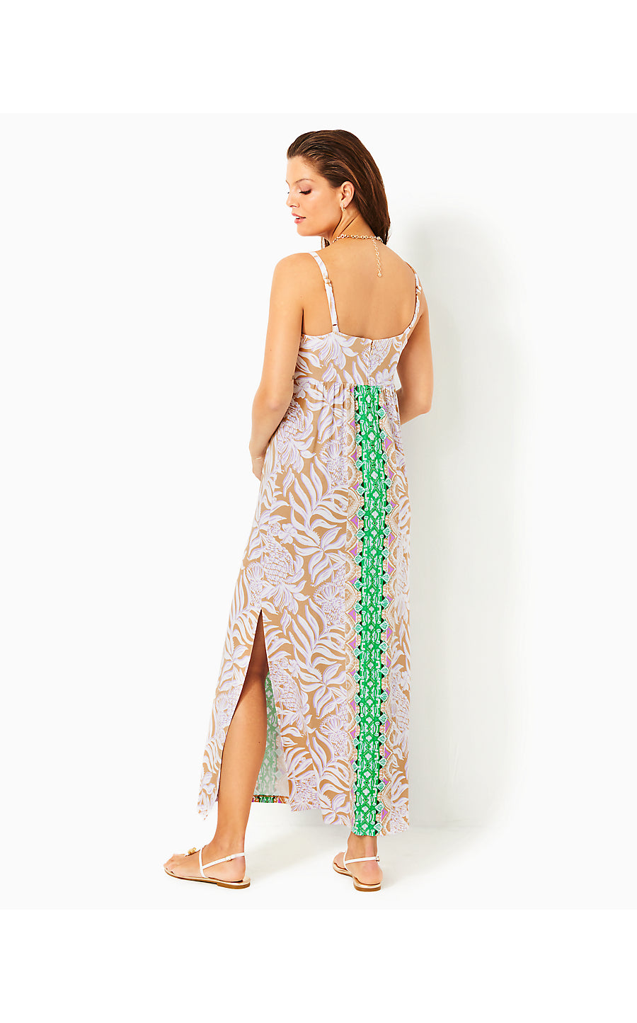 FLORALIE MAXI DRESS - MULTI - BON VIVANTS ENGINEERED KNIT DRESS