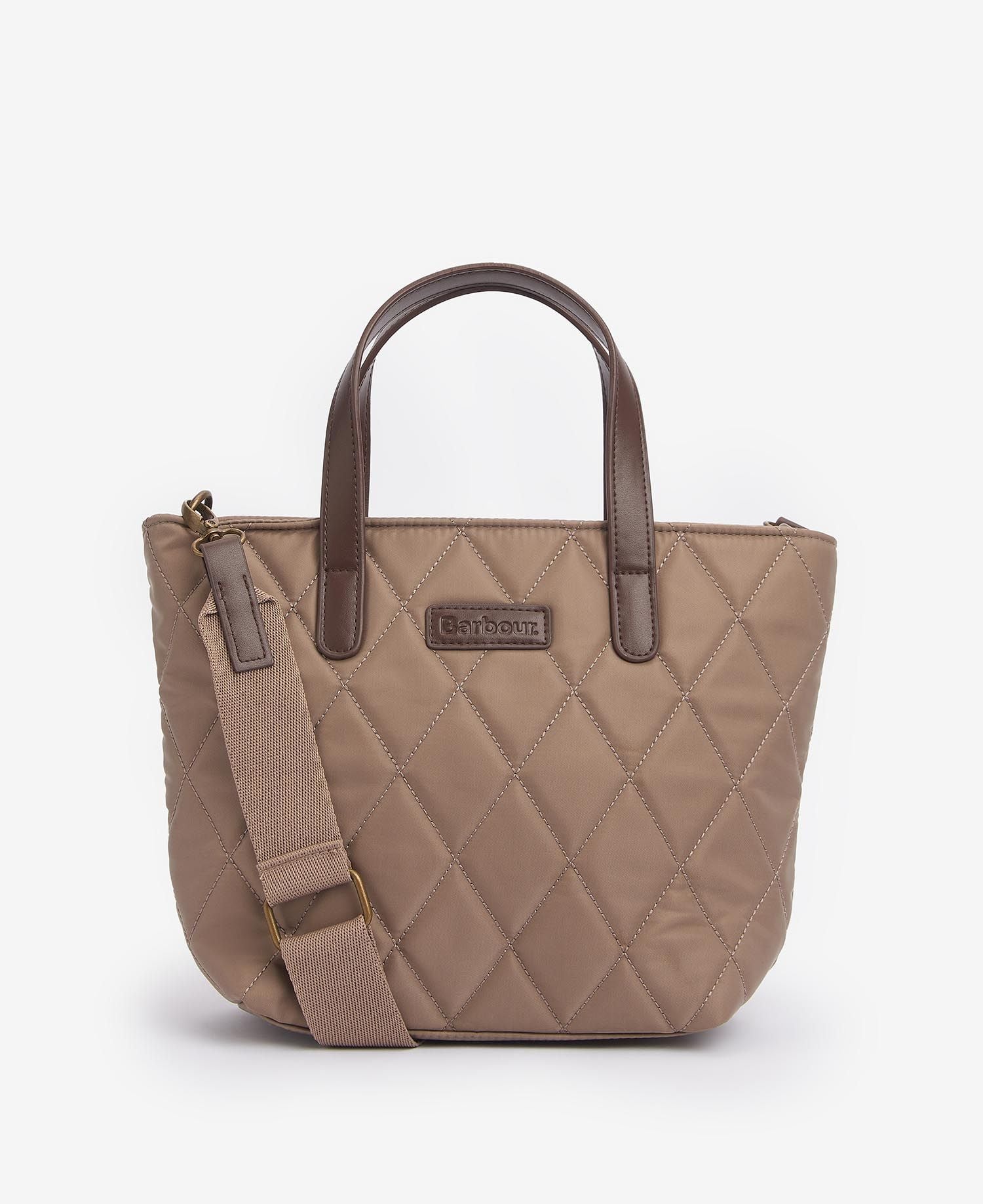 Barbour tote fashion bag brown