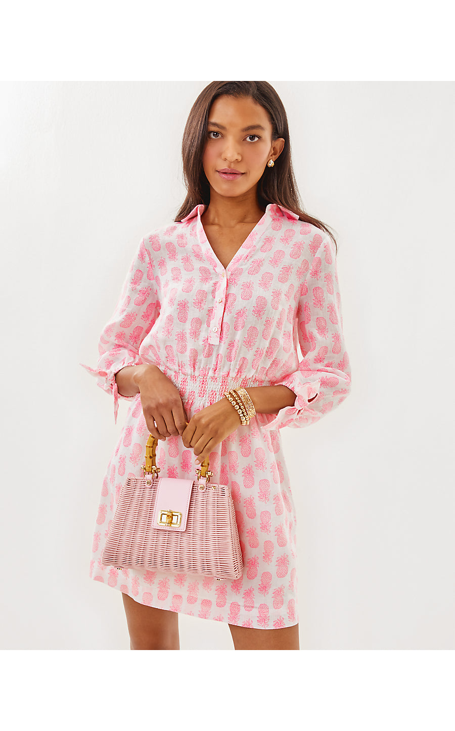 ABRALYNN DRESS - ROUSSEAU PINK - SLICE OF SUNSHINE