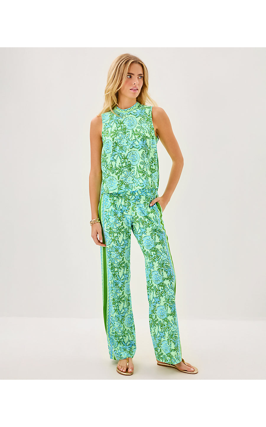 ANYA TOP - COOL MINT - CATCHIN RAYS ENGINEERED TOP
