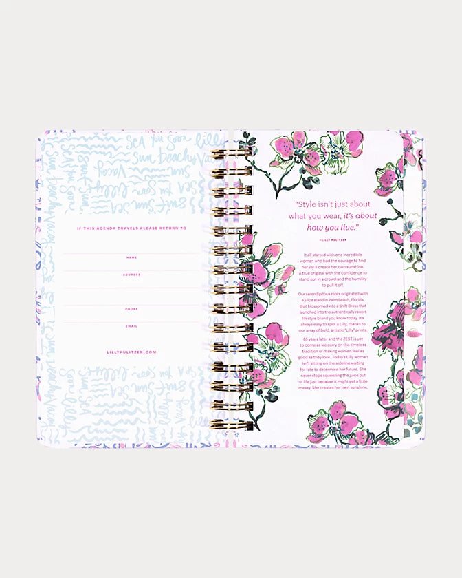 MEDIUM 17 MONTH AGENDA - TIS THE SEA SUN