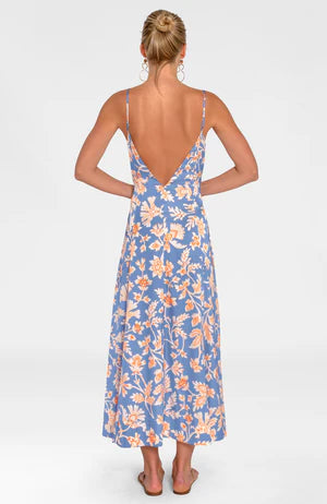 SWAY AND TWIRL DRESS - PERIWINKLE