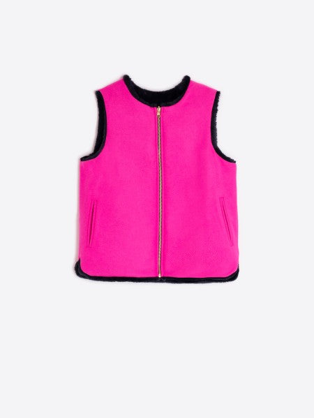 WAISCOAT REVERSIBLE ROSA LANA
