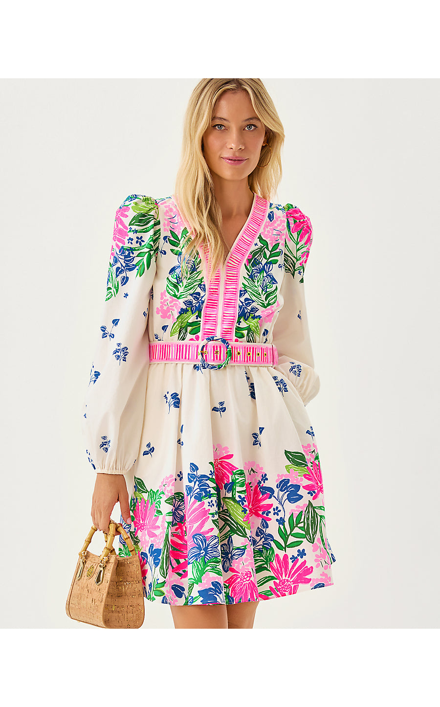 CHYANNA DRESS - MULTI - ENDLESS SUMMERS ENGINEERED WOVEN DRESS