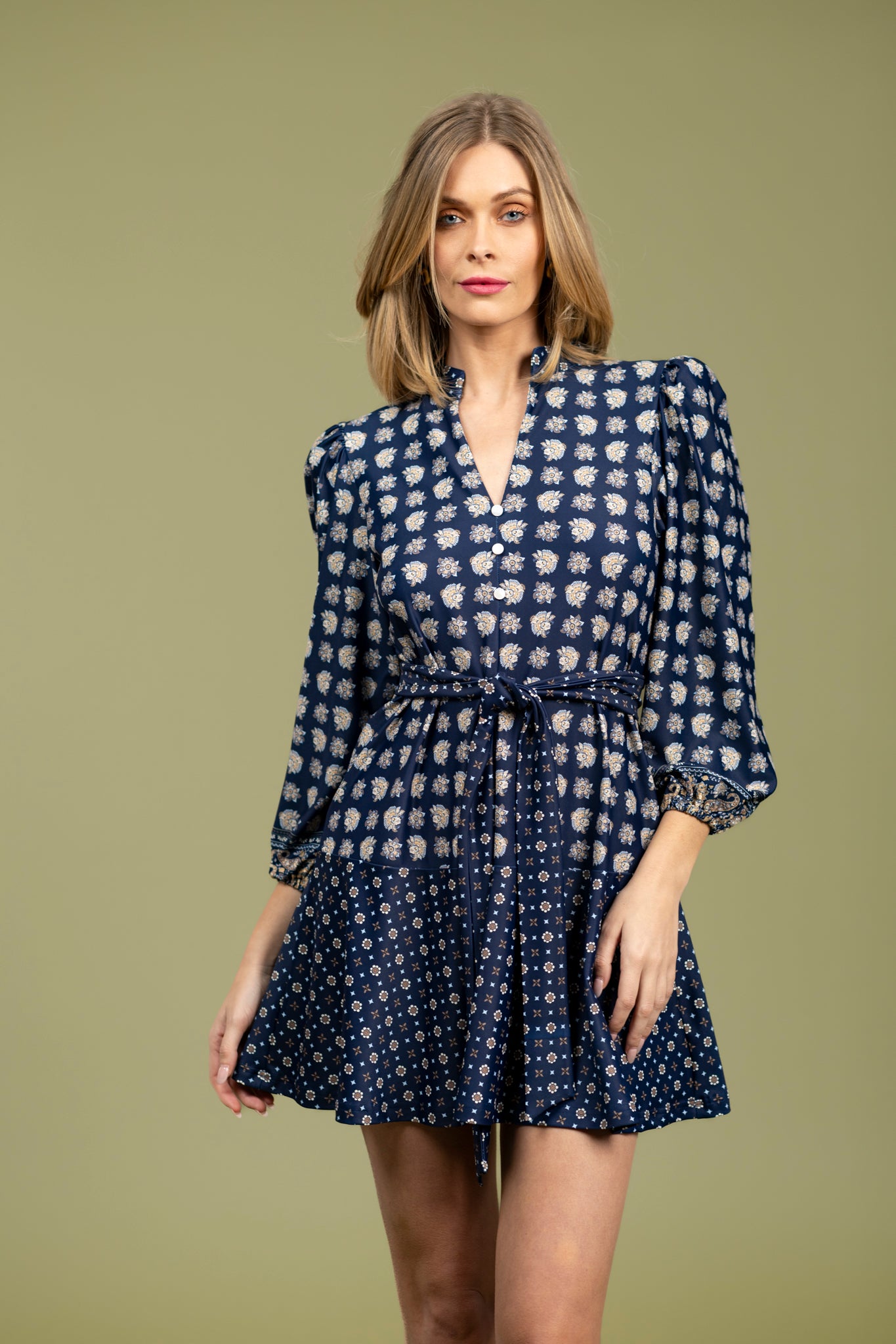 HAZEL DRESS - FLORA PAISLEY MULTI