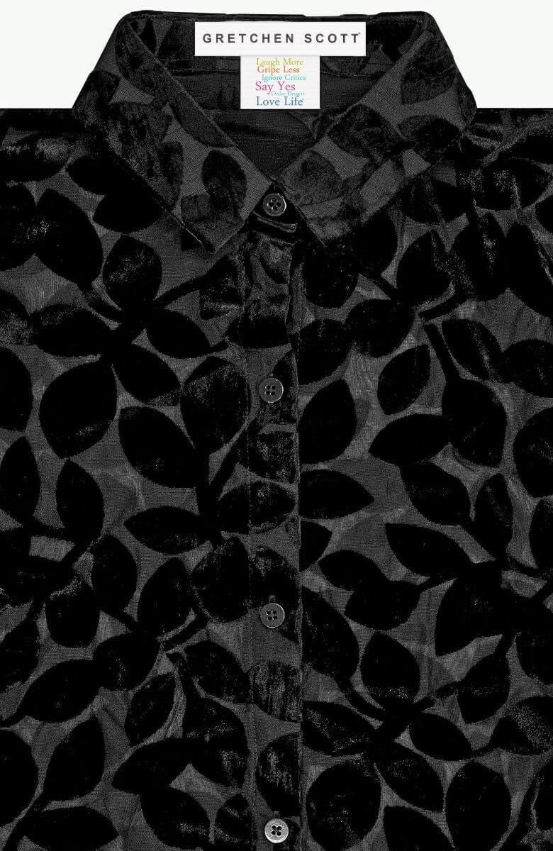 SUMPTUOUS BLOUSE - LUXE LEAF VELVET