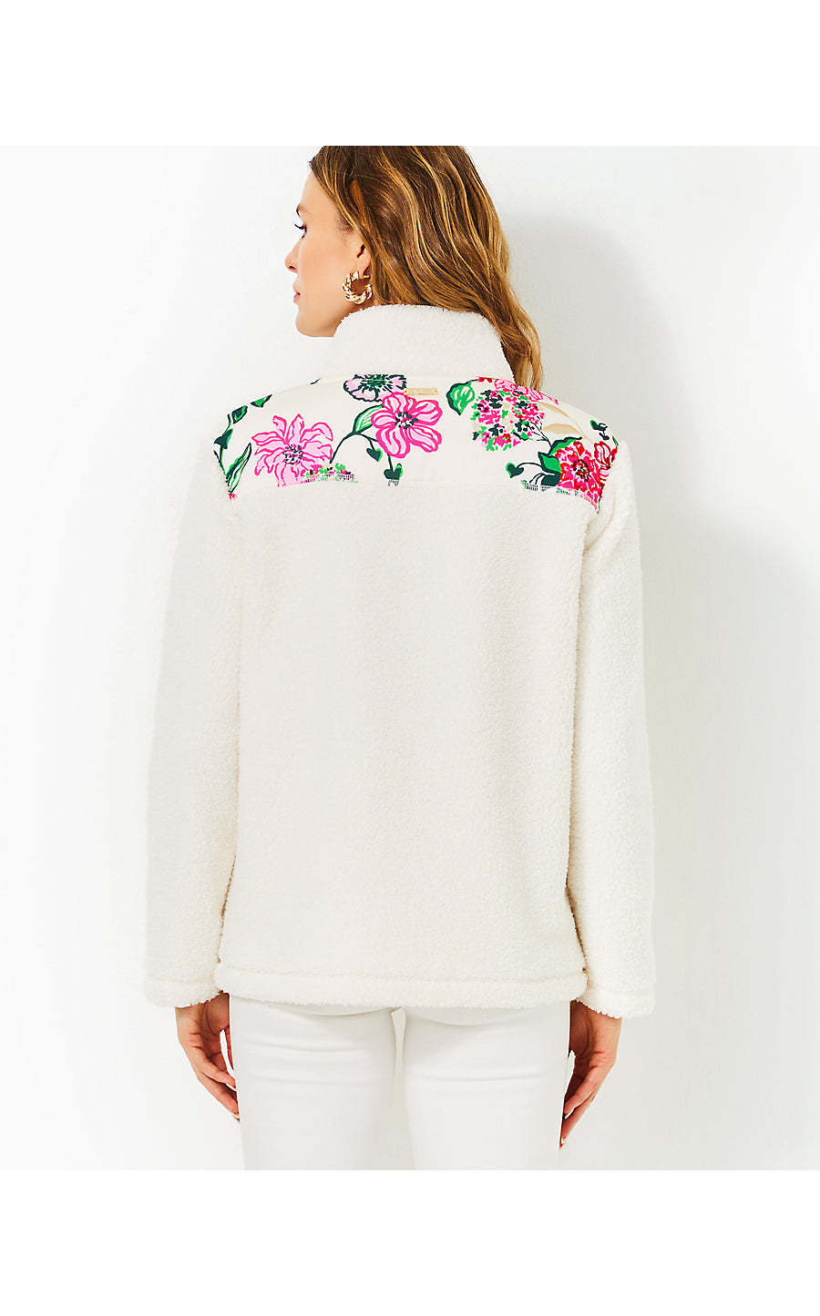 WALLEN SHERPA HALF ZIP - COCONUT