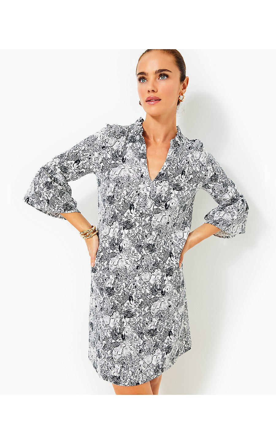 HAYES DRESS - ONYX - ANIMAL MAGNETISM