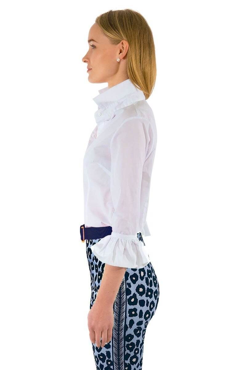 PRISE BROOKS BLOUSE-WASH/WEAR WHITE