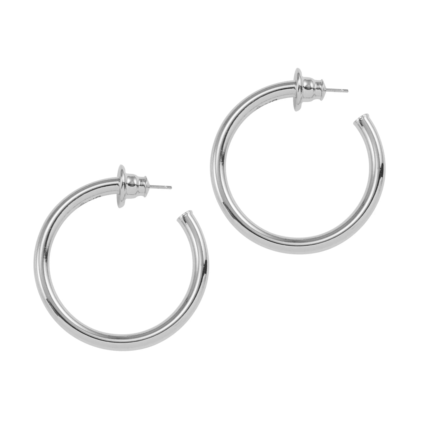 Betty Carre - MARIGOT HOOP EARRINGS: Silver