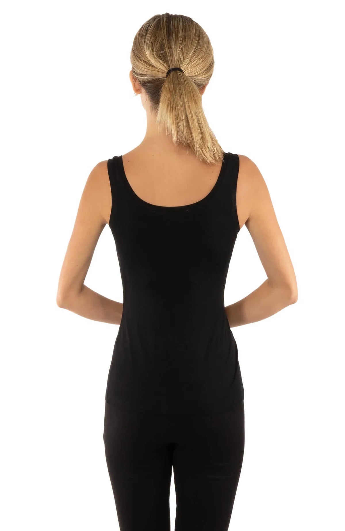 BEYOND THE BEYOND SOFTEST TANK TOP - BLACK