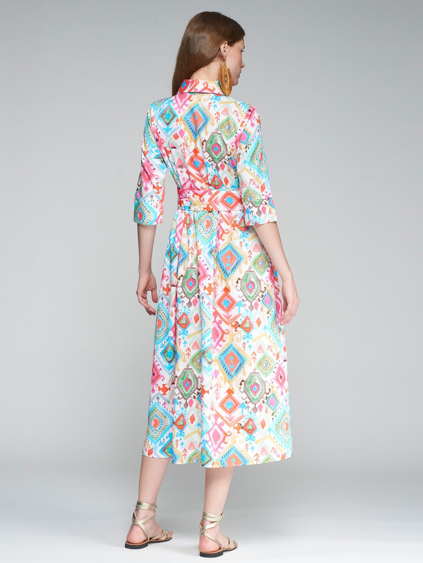 BRENDA DRESS - MULTI ACUARELA