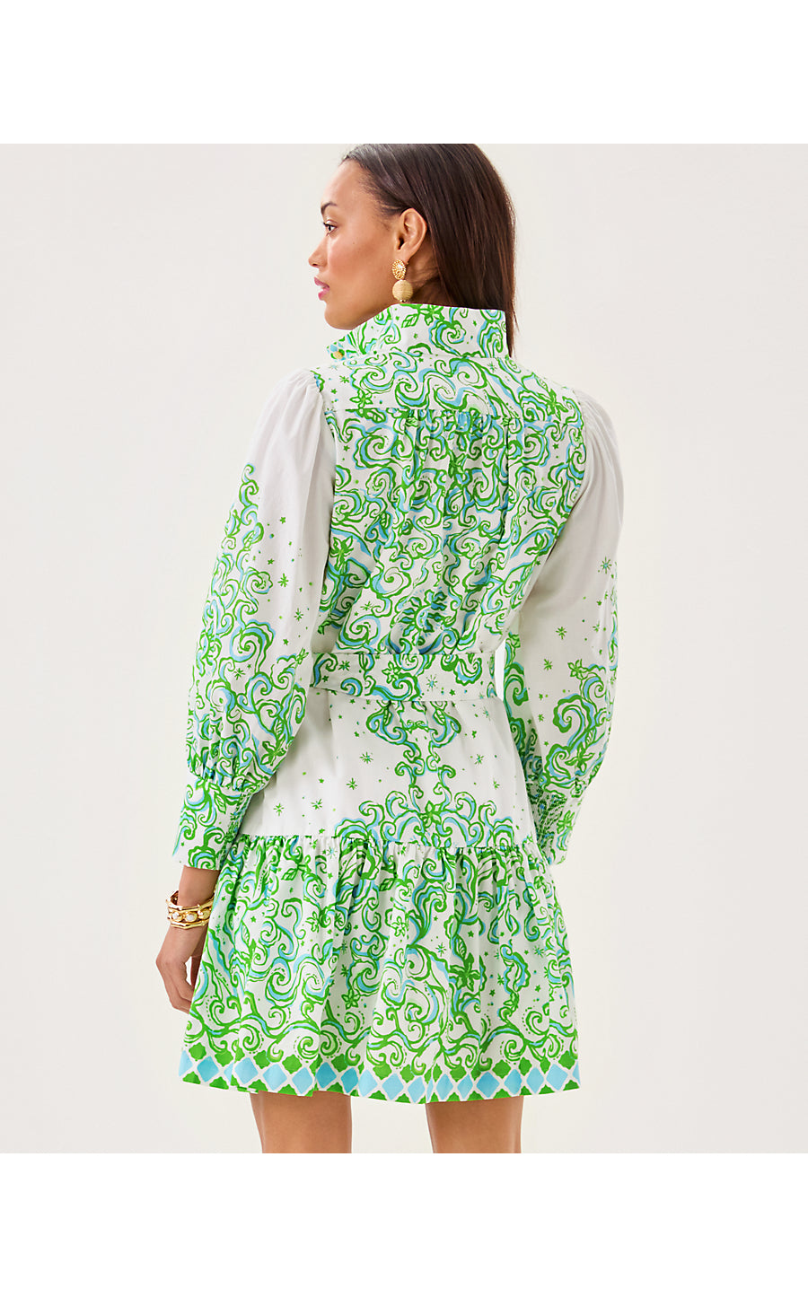 DRENA DRESS - RESORT WHITE - SOL MATES ENGINEERED DRESS