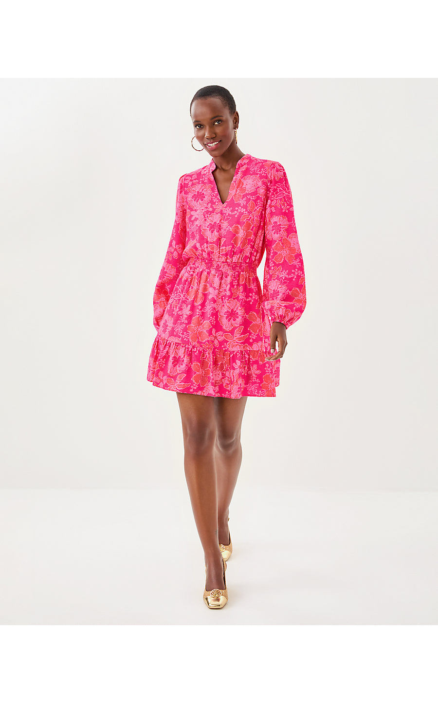 AXTON DRESS - SUN SHELL PINK - BIG PARTY