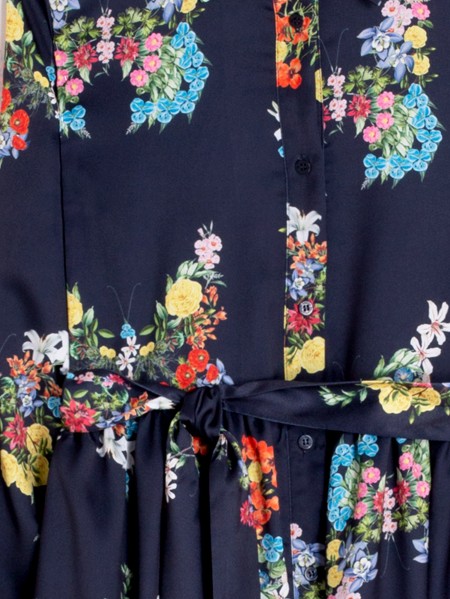 DRESS AMIRA MARIPOSA FLORAL AZUL