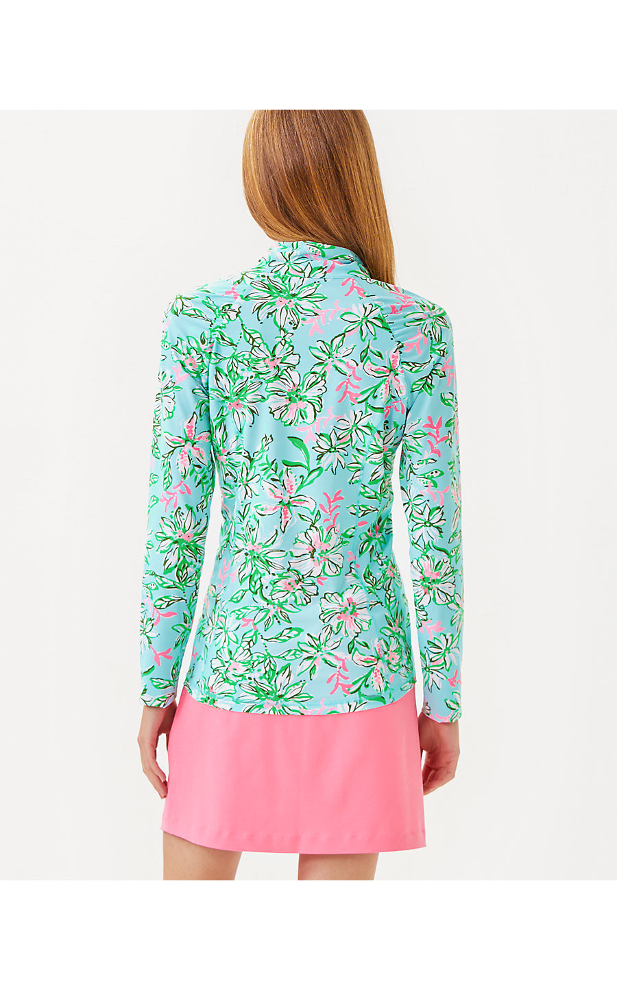 JUSTINE HALF ZIP UPF 50+ - MULTI - LIL SUN OF A BUN