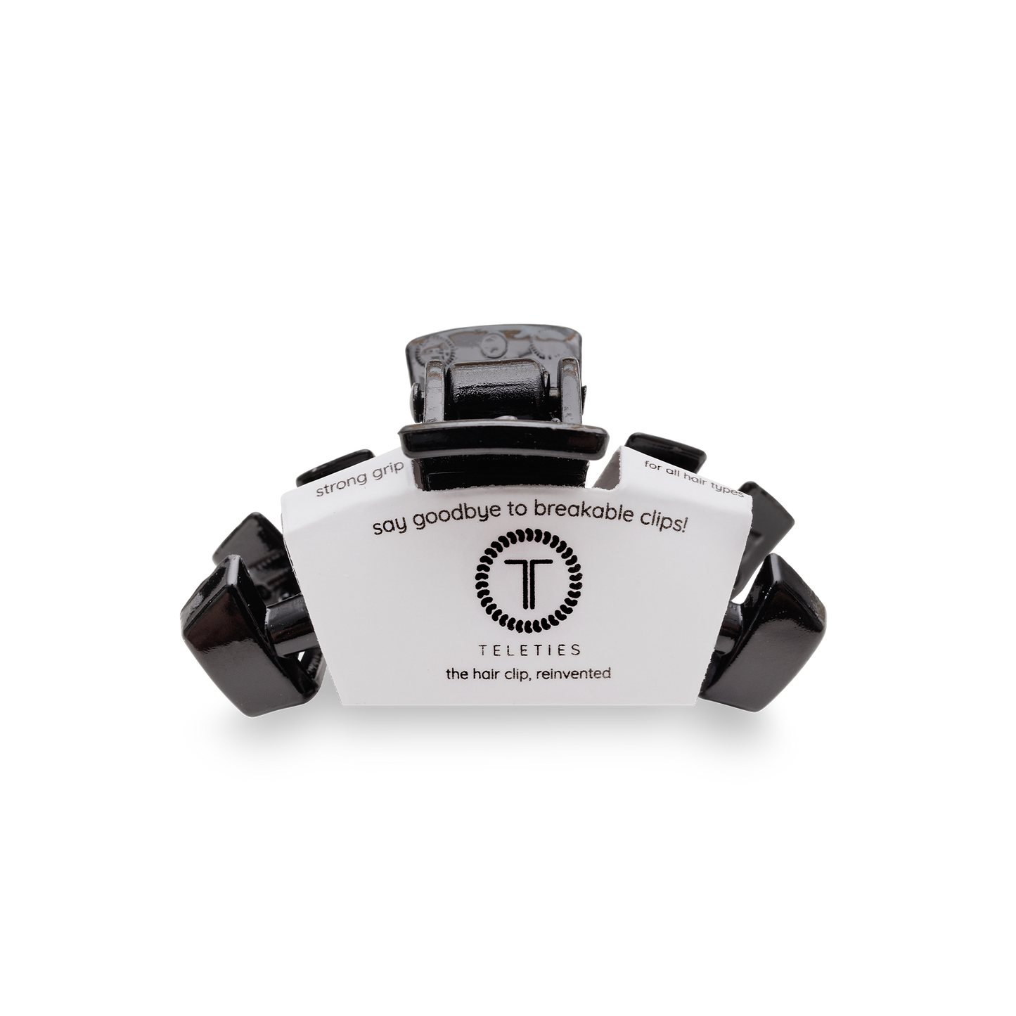 TELETIES - Classic Hair Clip | Tiny | Jet Black