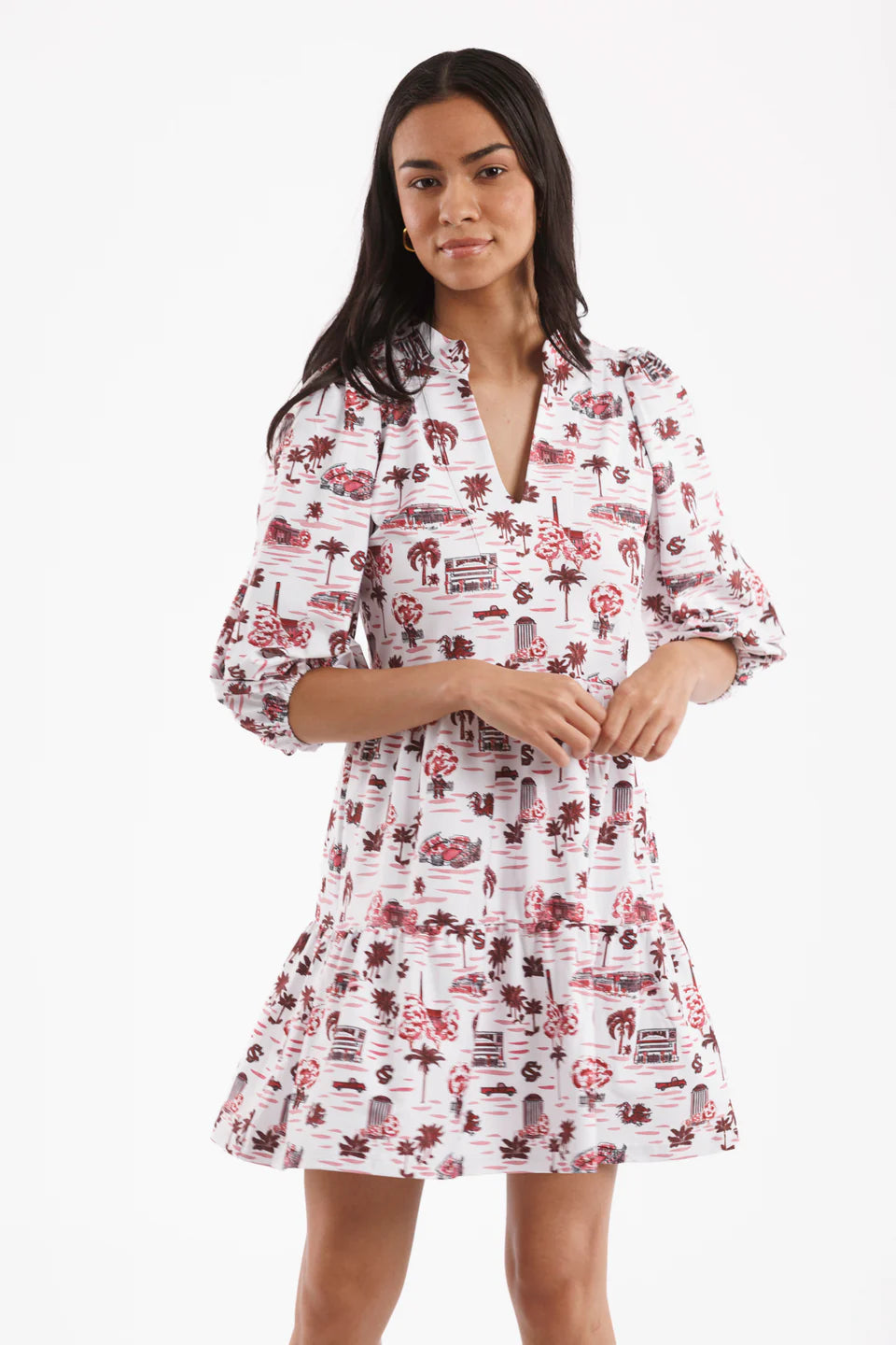 THE TORY DRESS - GAMECOCK TOLIE