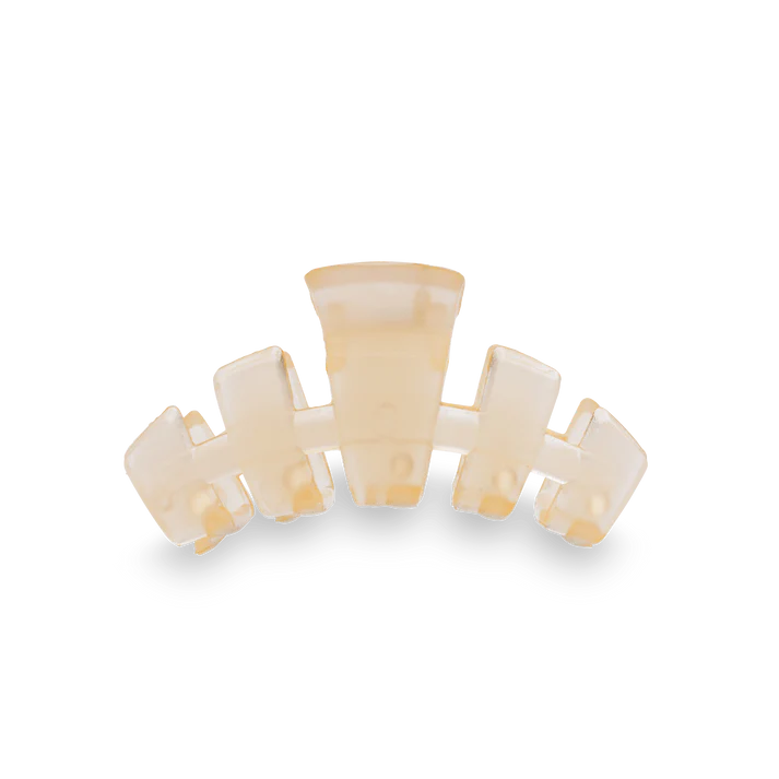 CLASSIC ALMOND BEIGE TINY CLAW HAIR CLIP
