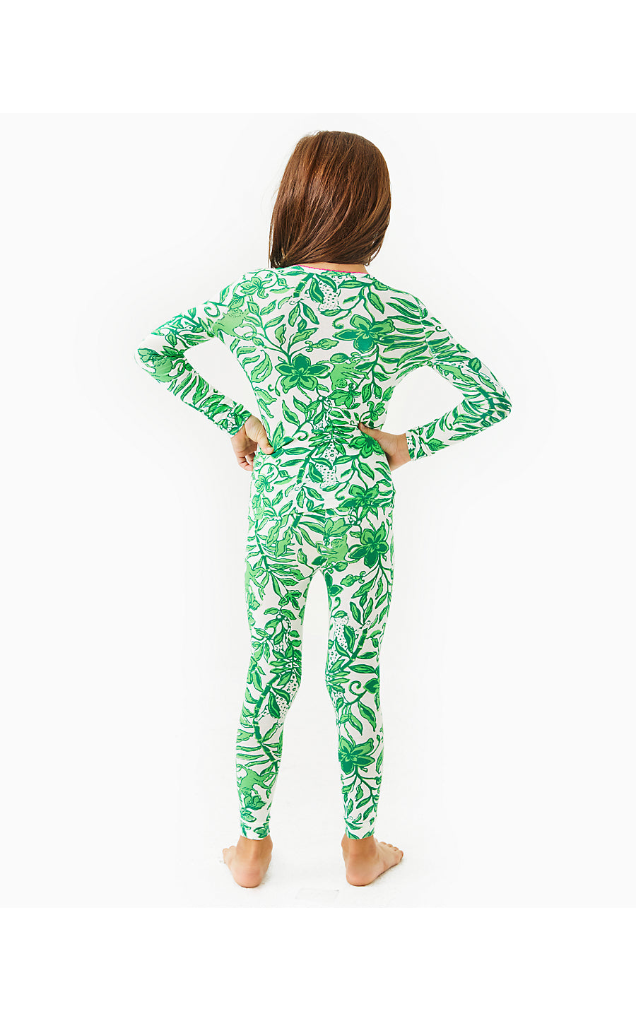 SAMMY PAJAMA SET - FIDDLE LEAF GREEN - LIL ESCAPE PLAN