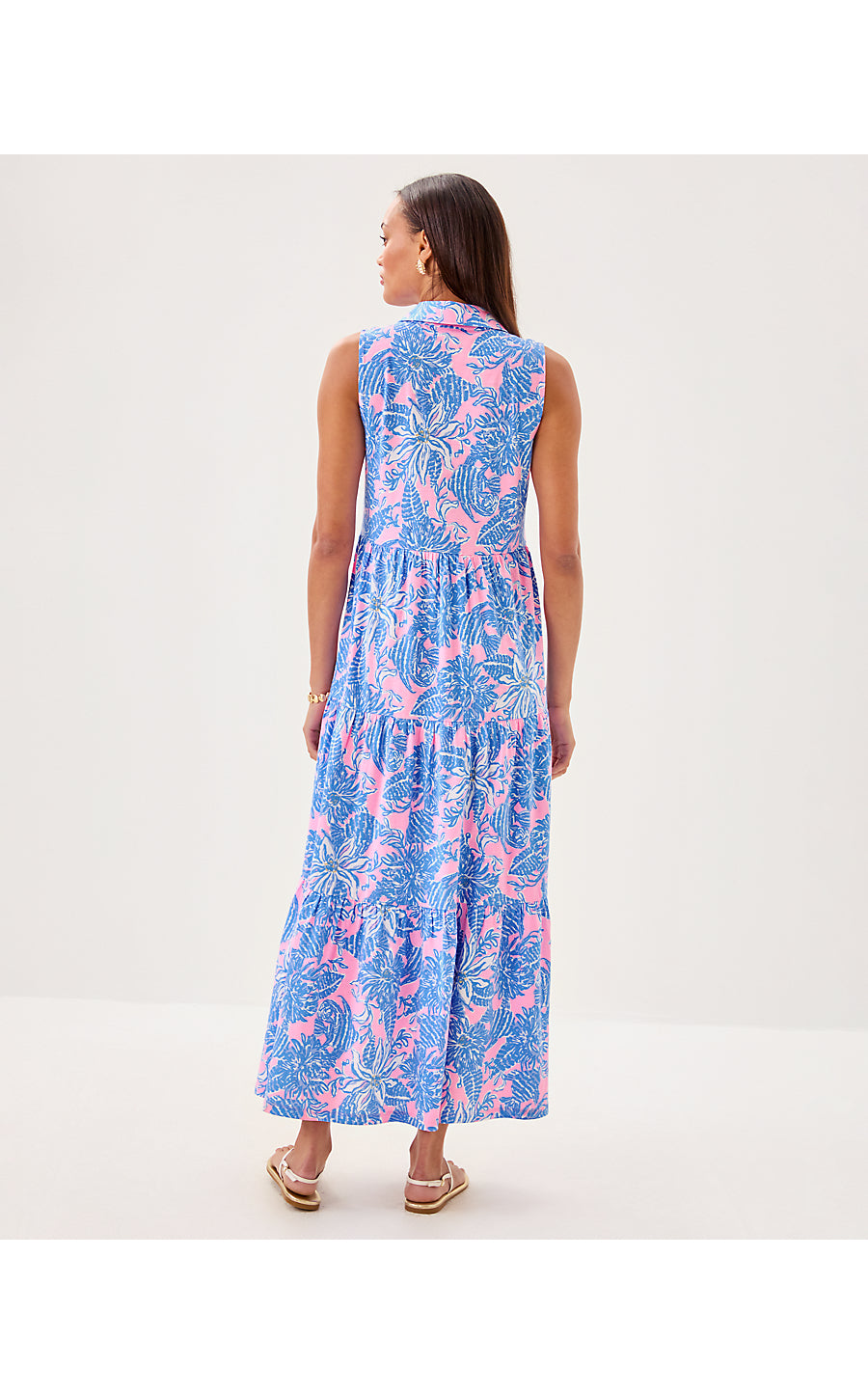 RIEGAN MAXI DRESS - CONCH SHELL PINK - UP SCALE