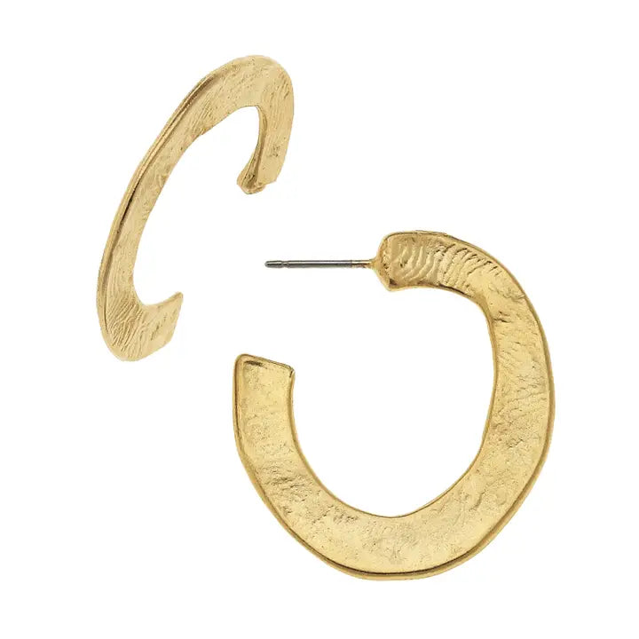 SMALL GOLD HOOP EARRINGS