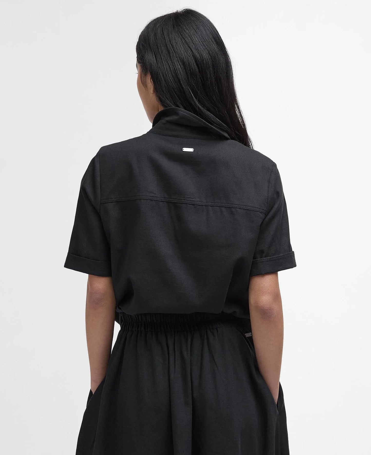LUNA SHIRT - BLACK LINEN