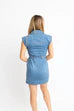 Denim Uility Pocket Dress - Blue