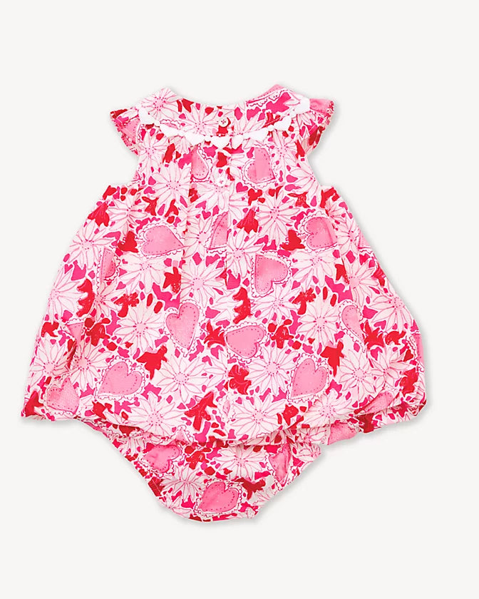 BABY PALOMA BUBBLE DRESS - COCONUT - DEAR HEART