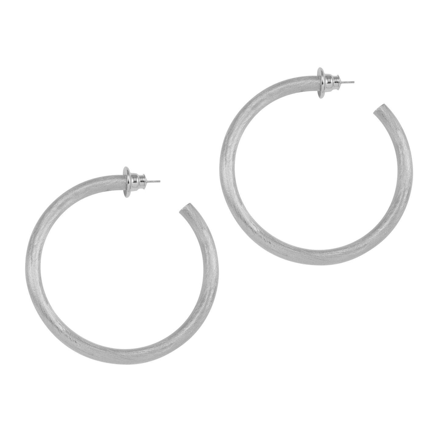 Betty Carre - RENAISSANCE HOOP EARRINGS: Silver