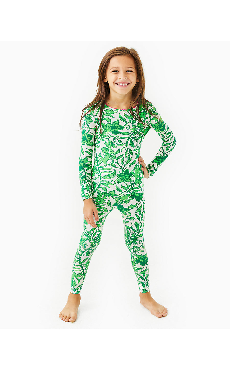 SAMMY PAJAMA SET - FIDDLE LEAF GREEN - LIL ESCAPE PLAN