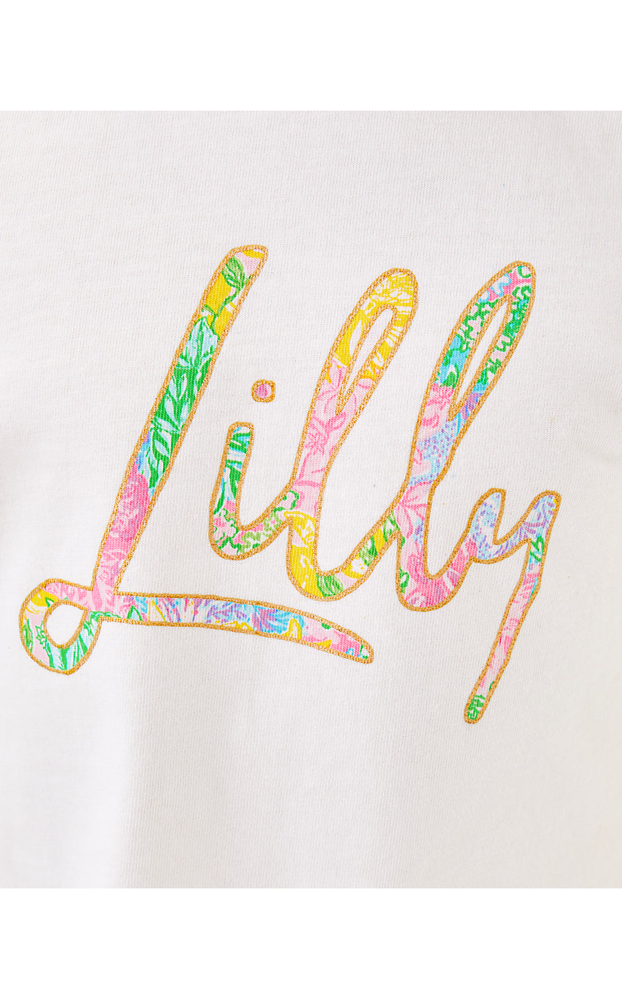 MINI RALLY TEE - MULTI - BRIGHT DELIGHT PATCH LILLY KIDS GRAPHIC