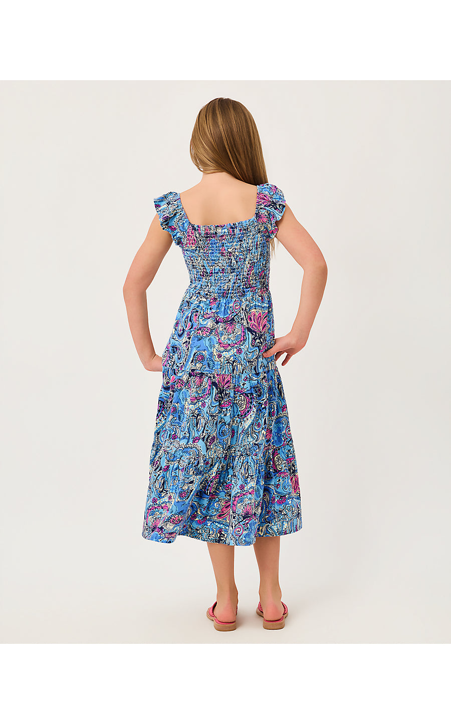 MINI JILLY MIDI DRESS - MULTI - PAISLEY PARADE