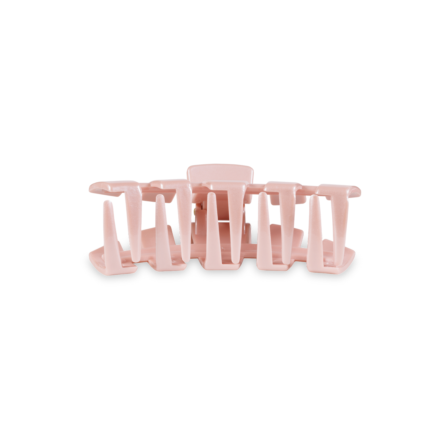 TELETIES - Classic Hair Clip | Tiny | Pearly Pink