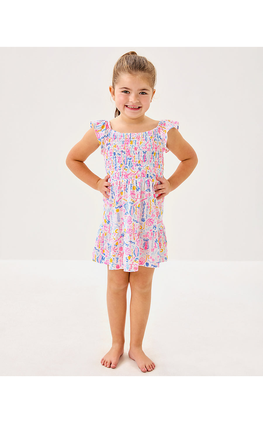 MINI JILLY DRESS - MULTI - SUMMER SERENADE